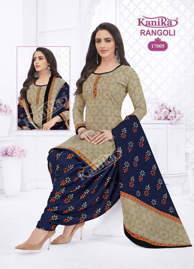 Rangoli Vol 17 By Kanika Readymade Cotton Salwar Suits Catalog